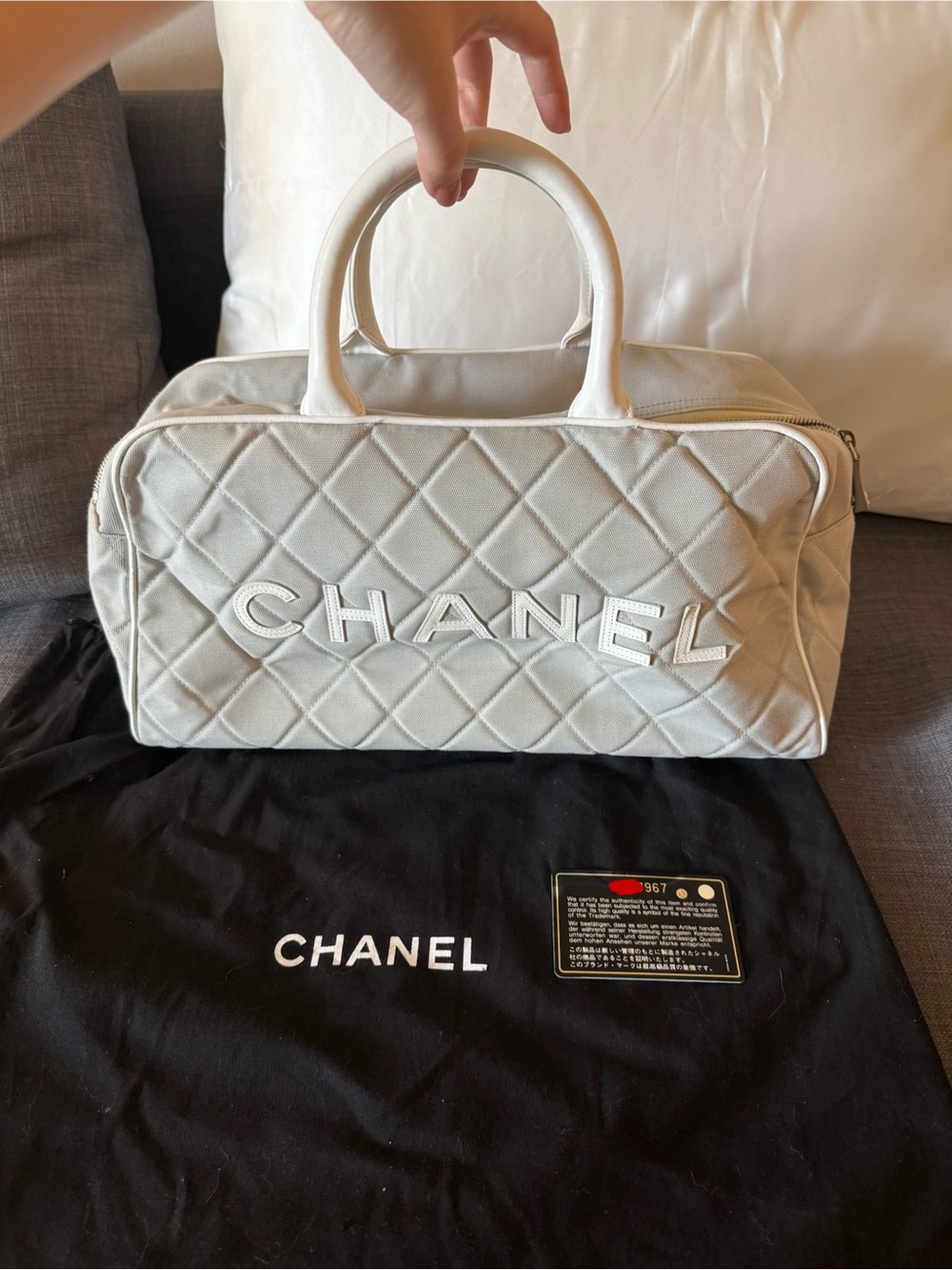 [ Beautiful Condition] CHANEL Boston Bag Chanel sport line